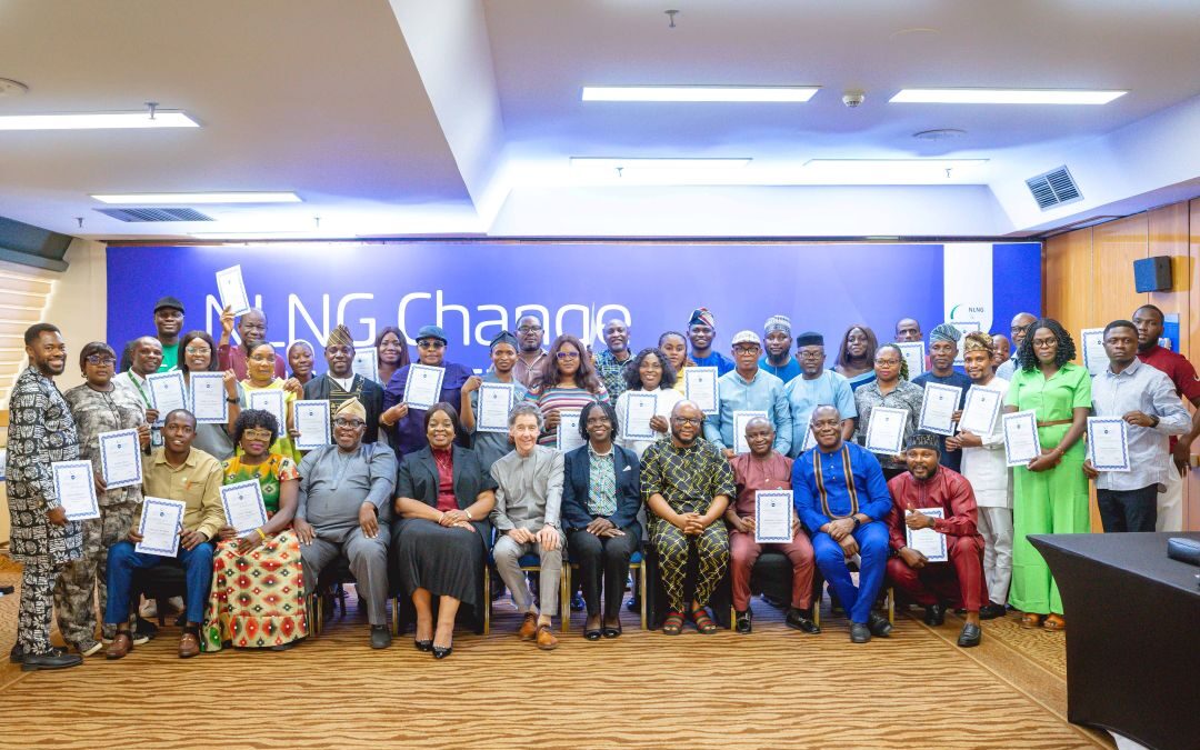 Caption: Sophia Horsfall (4th from left), NLNG’s GM, External Relations & Sustainable Development and participants at the close of the 2026 #NLNGChangeYourStory Workshop for journalists in Abuja on Wednesday.
