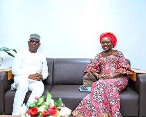 NNPC Group Chief Executive Officer, Bayo Ojulari and NUPRC Chief Executive, Oritsemeyiwa Eyesan.