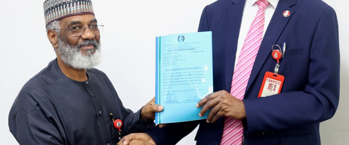 EFCC returns recovered funds to NNPC