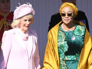 : R-L: First Lady Senator Oluremi Tinubu and Queen Camilla at Windsor Castle on the first day of President Tinubu’s state visit to the United Kingdom, Wednesday, March 18, 2026.