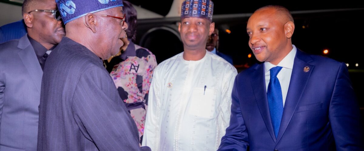 Tinubu arrives in Nairobi for Africa France summit