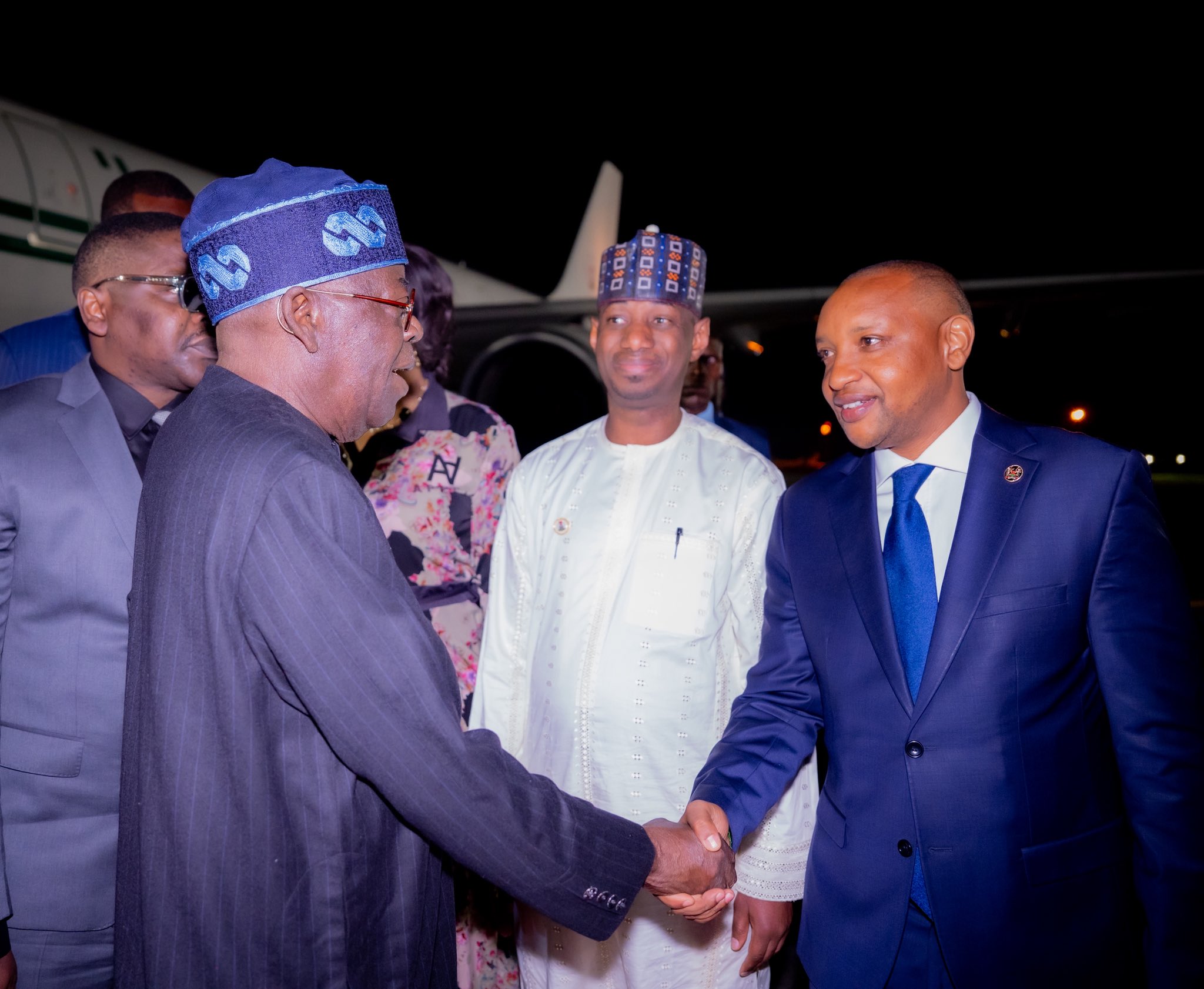 Tinubu arrives in Nairobi for Africa France summit