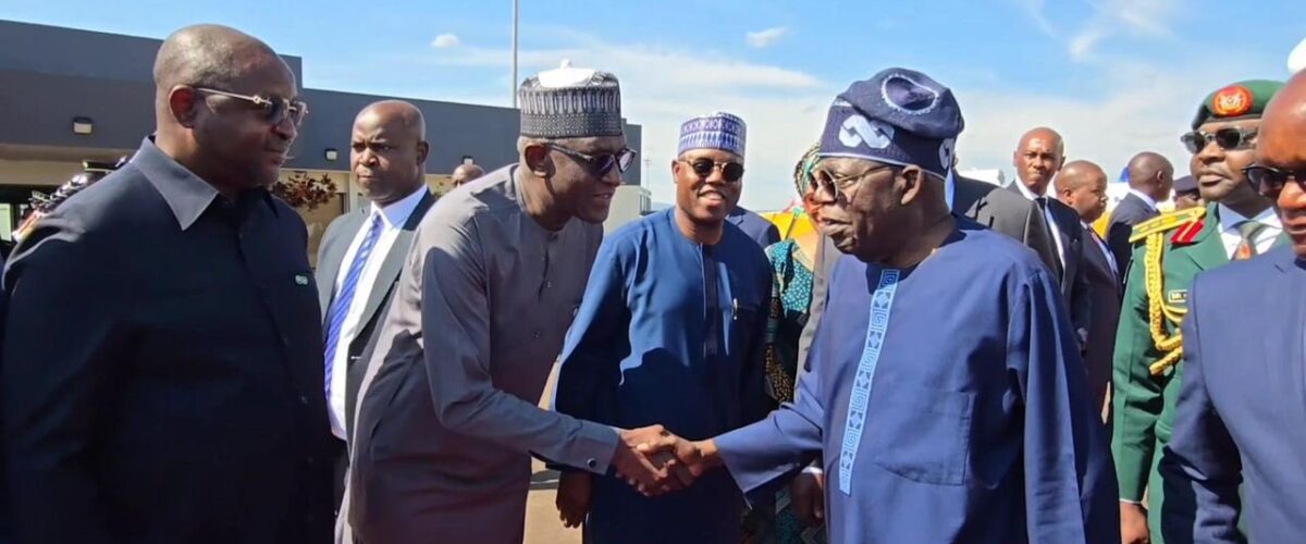 Tinubu arrives in Kigali for Africa CEO Forum
