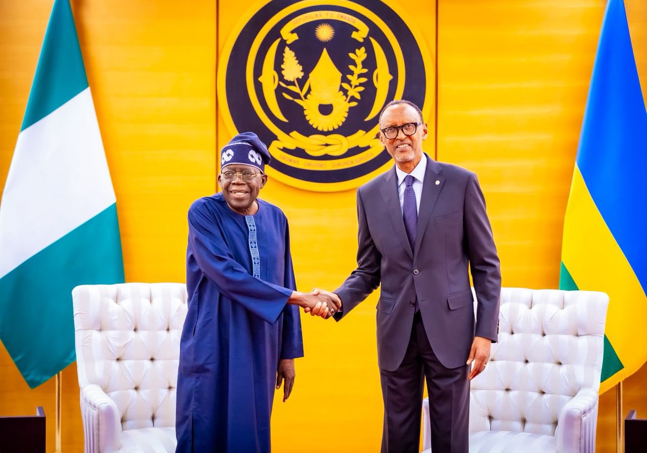 President Bola Tinubu and President Paul Kagame