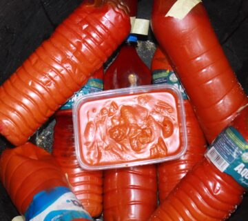 Adulterated palm oil (Photo Credit: LASCOPA)