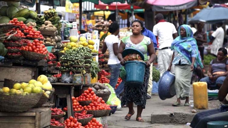 Nigerian food market  [Photo credit: The Guardian NG]