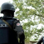 Nigerian Police officers on duty