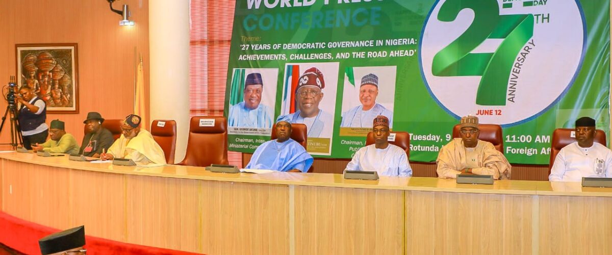 Democracy Day: FG defends Tinubu's reforms, says Nigeria on path to recovery