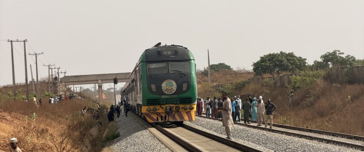 A Nigerian train used to illustrate the story