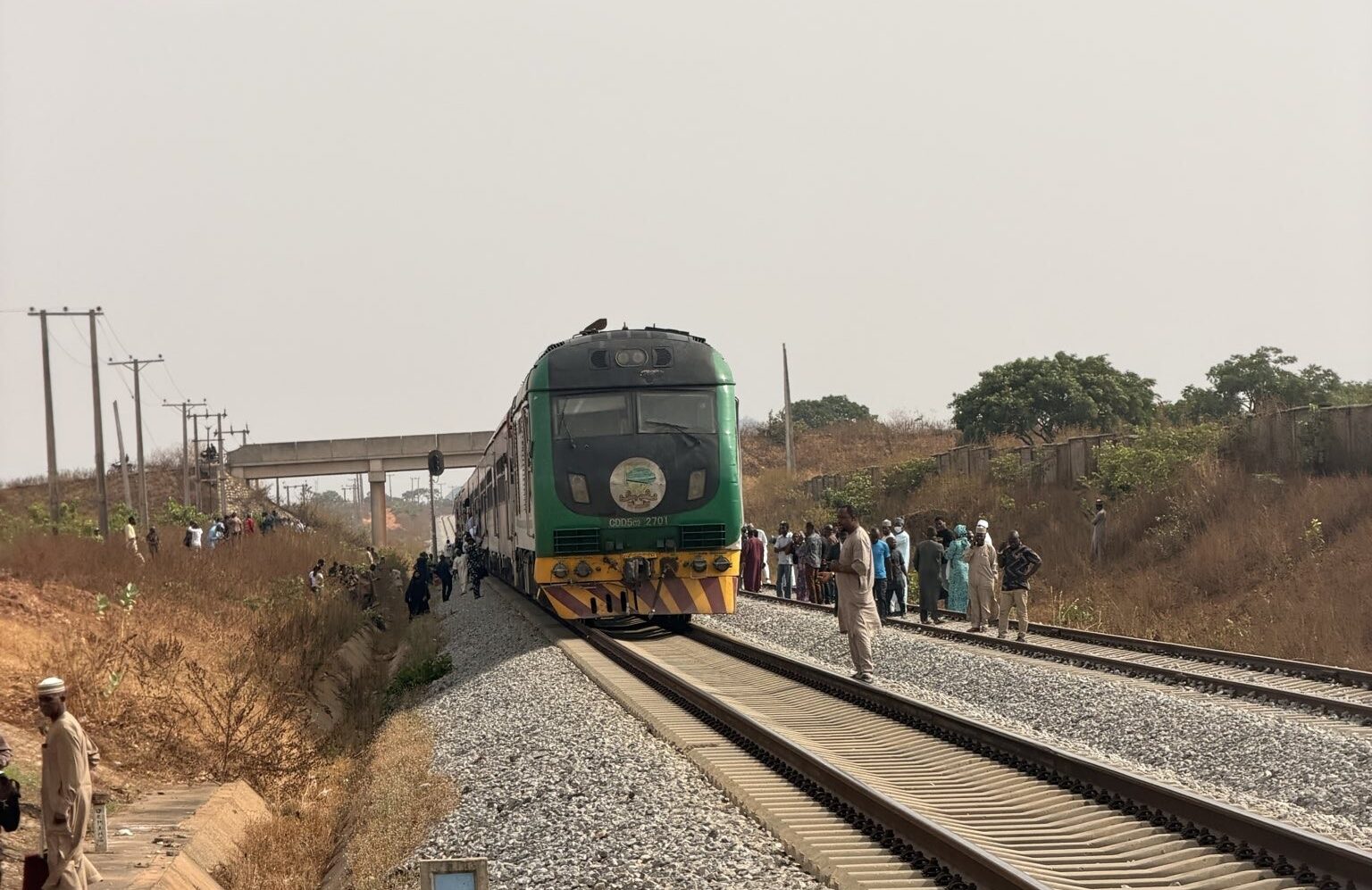 A Nigerian train used to illustrate the story