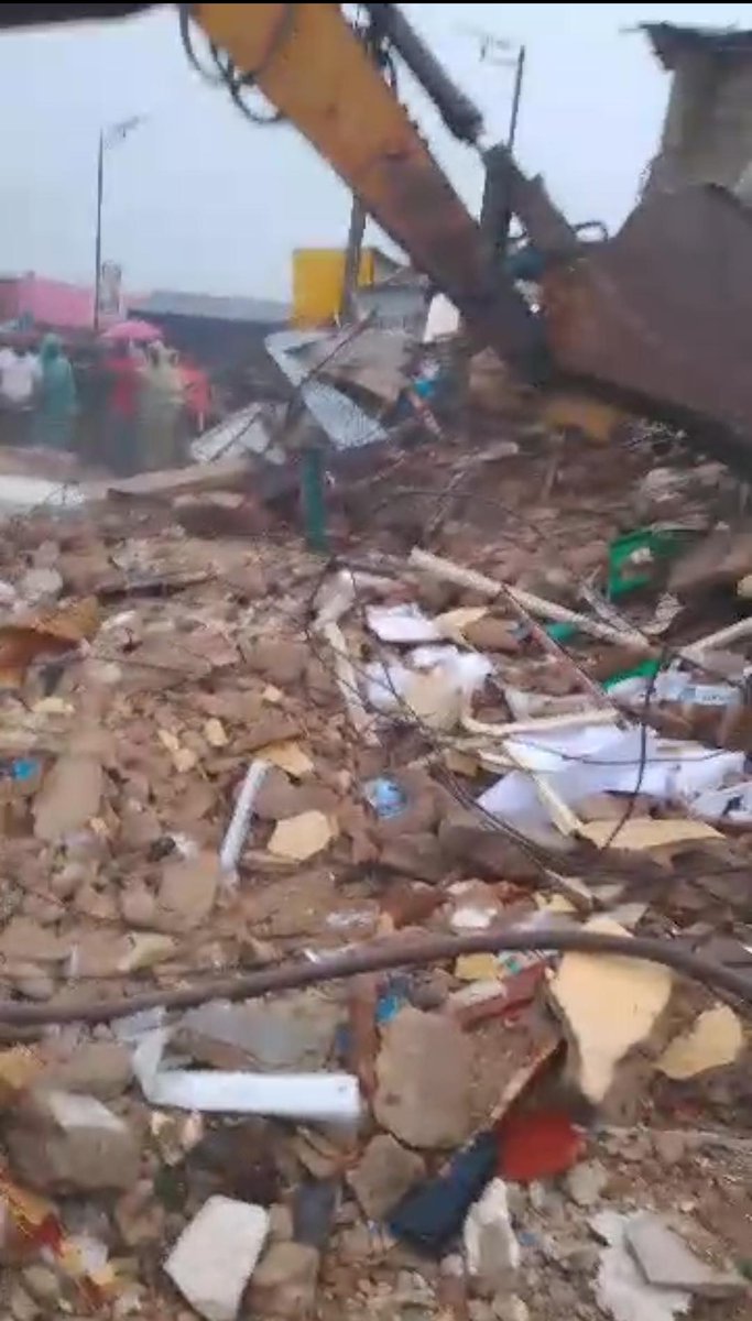 Building collapses in Lagos