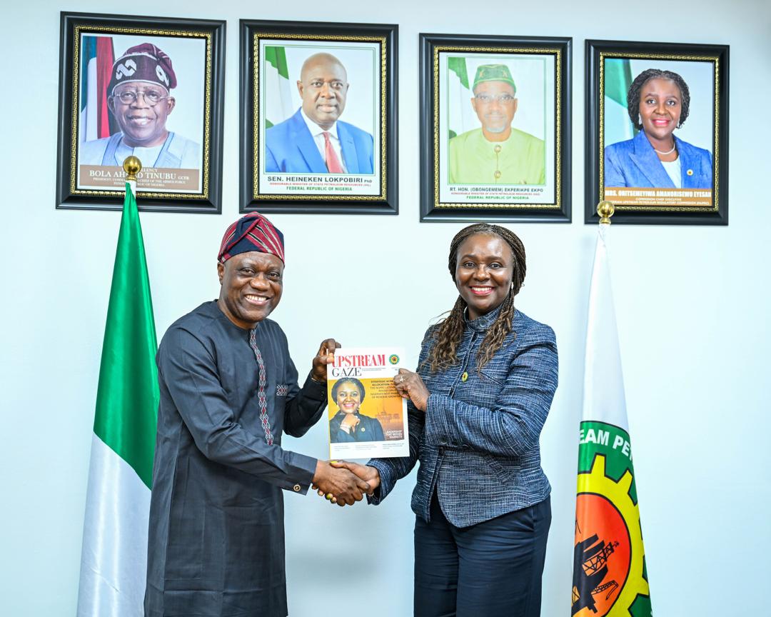L R: The Statistician General of the Federation, Adeyemi Adeniran and the Commission Chief Executive, Oritsemeyiwa Eyesan 