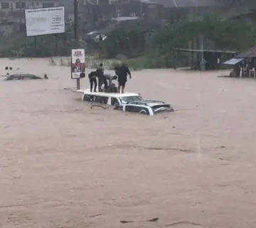 A flood used to illustrate the story 