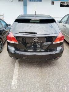 The recovered suspected stolen vehicle