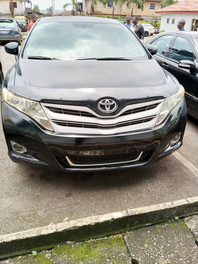 The recovered suspected stolen vehicle