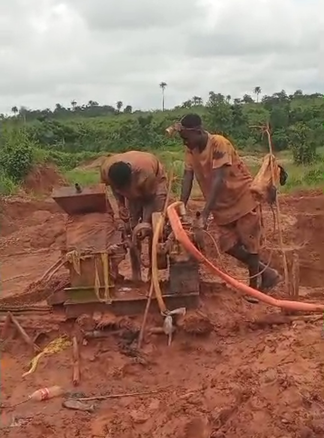 Illegal miners