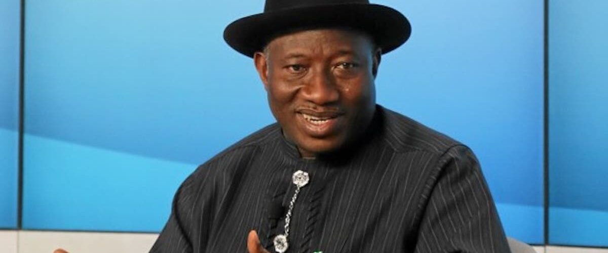 Former Nigerian president Goodluck Ebele Jonathan 1200x500