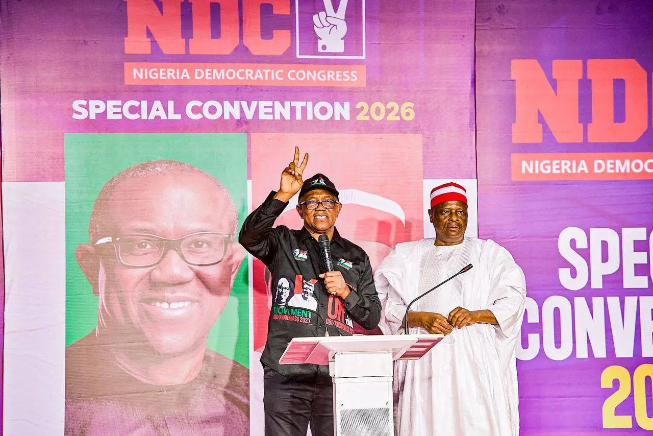 Peter Obi and Rabiu Kwankwaso, Nigeria Democratic Congress (NDC) presidential flagbearers
