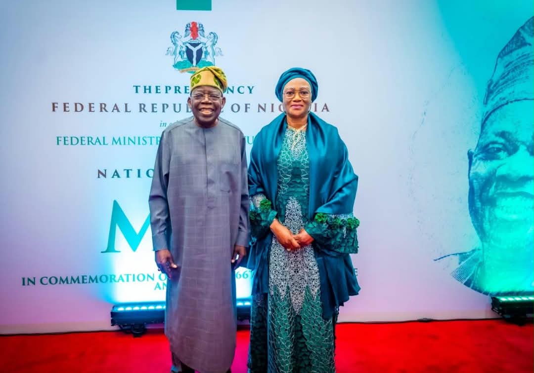 President Bola Tinubu and his wife, the First Lady, Oluremi Tinubu