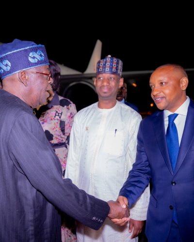 Tinubu arrives in Nairobi for Africa-France summit