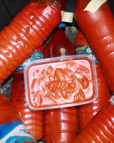 Adulterated palm oil (Photo Credit: LASCOPA)