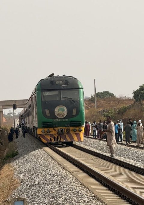 A Nigerian train used to illustrate the story
