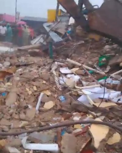Building collapses in Lagos