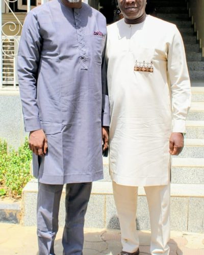 L-R: REAN President, Ayo Ademilola, and the Managing Director/Chief Electrical Inspector of the Federation, Olusegun Adesayo.