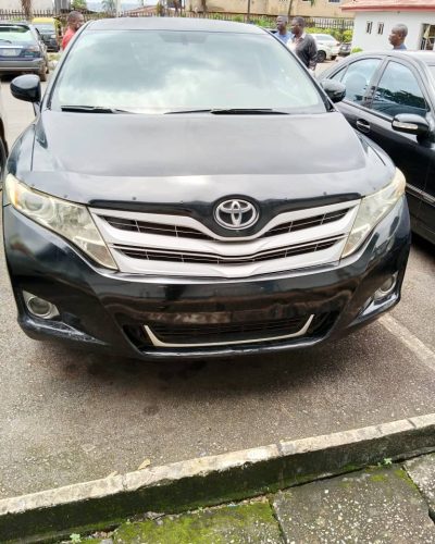 The recovered suspected stolen vehicle