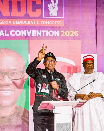 Peter Obi and Rabiu Kwankwaso, Nigeria Democratic Congress (NDC) presidential flagbearers